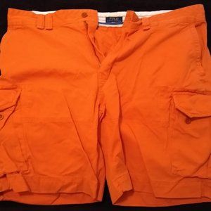 Ralph Lauren Polo Cargo Shorts - Bright Orange
